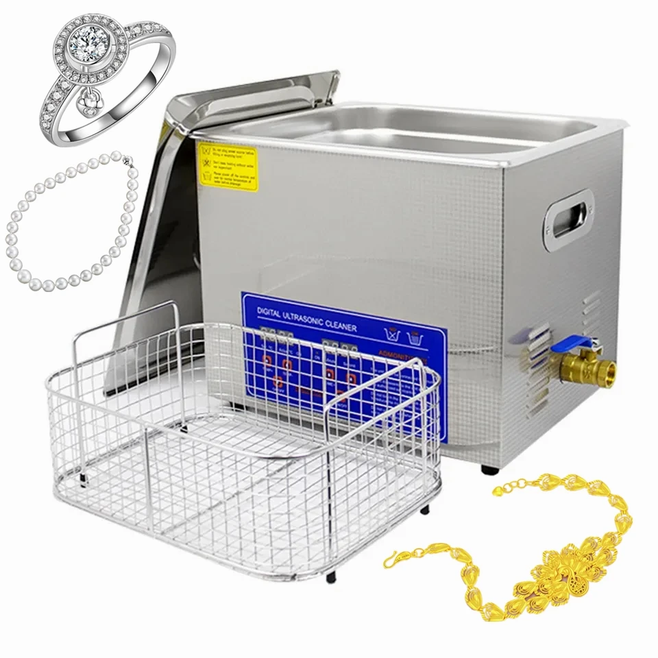 Power Professional 1300ml household ultrasonic cleaner for jewelry eyeglass for 30s cleaning as well