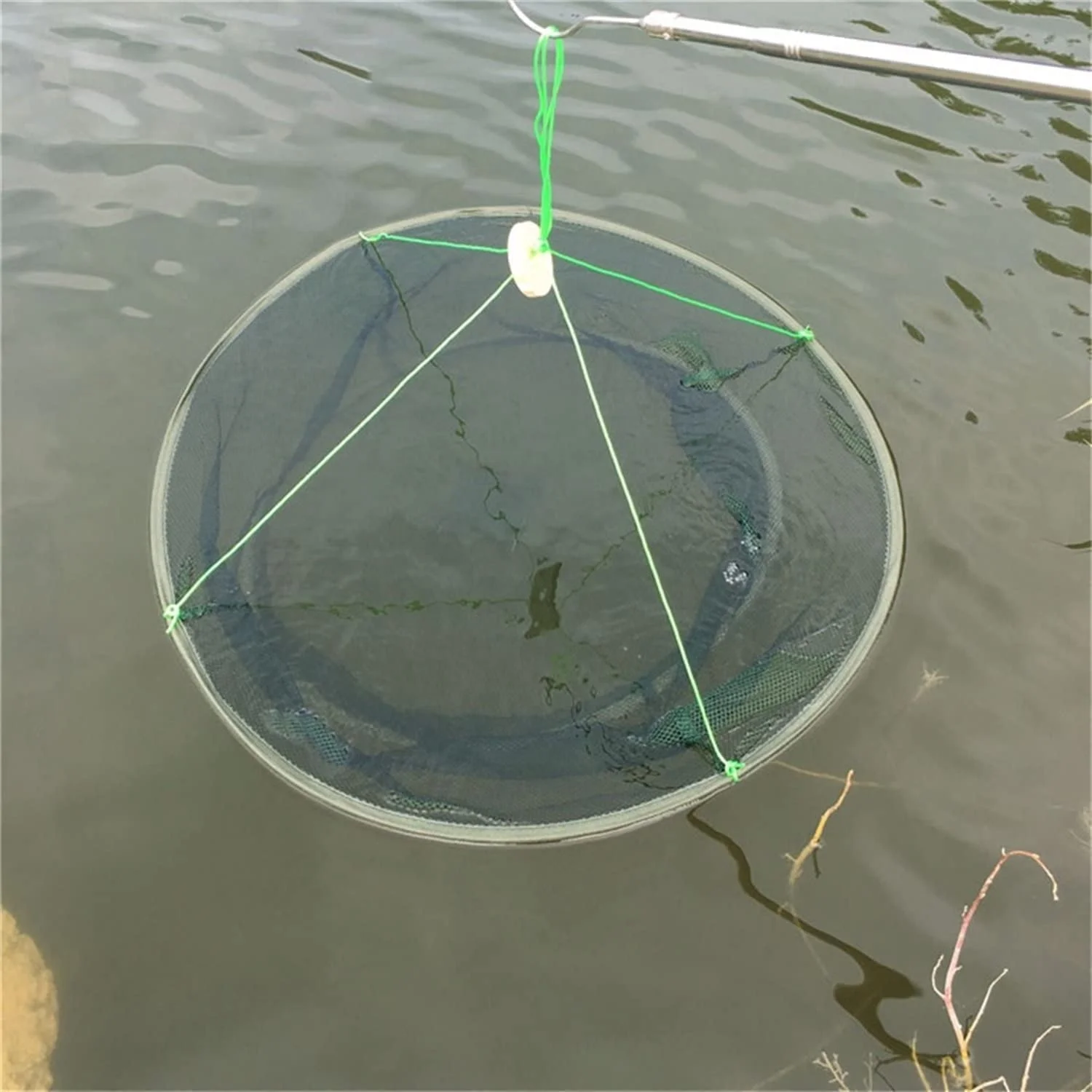foldable australia fishing trap pe net crayfish cage plastic fish trap