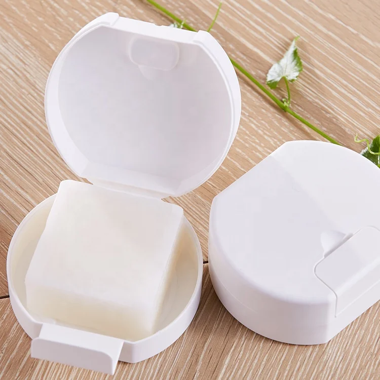 Customized  white portable   packaging travel soap box
