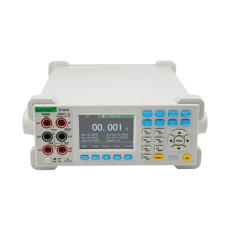 Industrial Grade ET3240  4 1/2 Benchtop Digital Multimeter Profile 3.5 HD TFT LCD Display Support Self-Calibration Function
