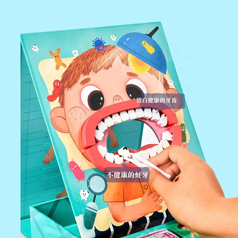Parent-children toys dentist tooth extraction interaction doctor paly house medical kit sets