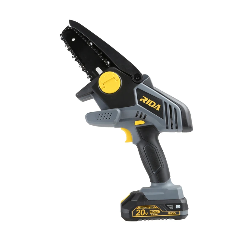 20V handheld mini chainsaw with battery Hand chain saw for cutting trees