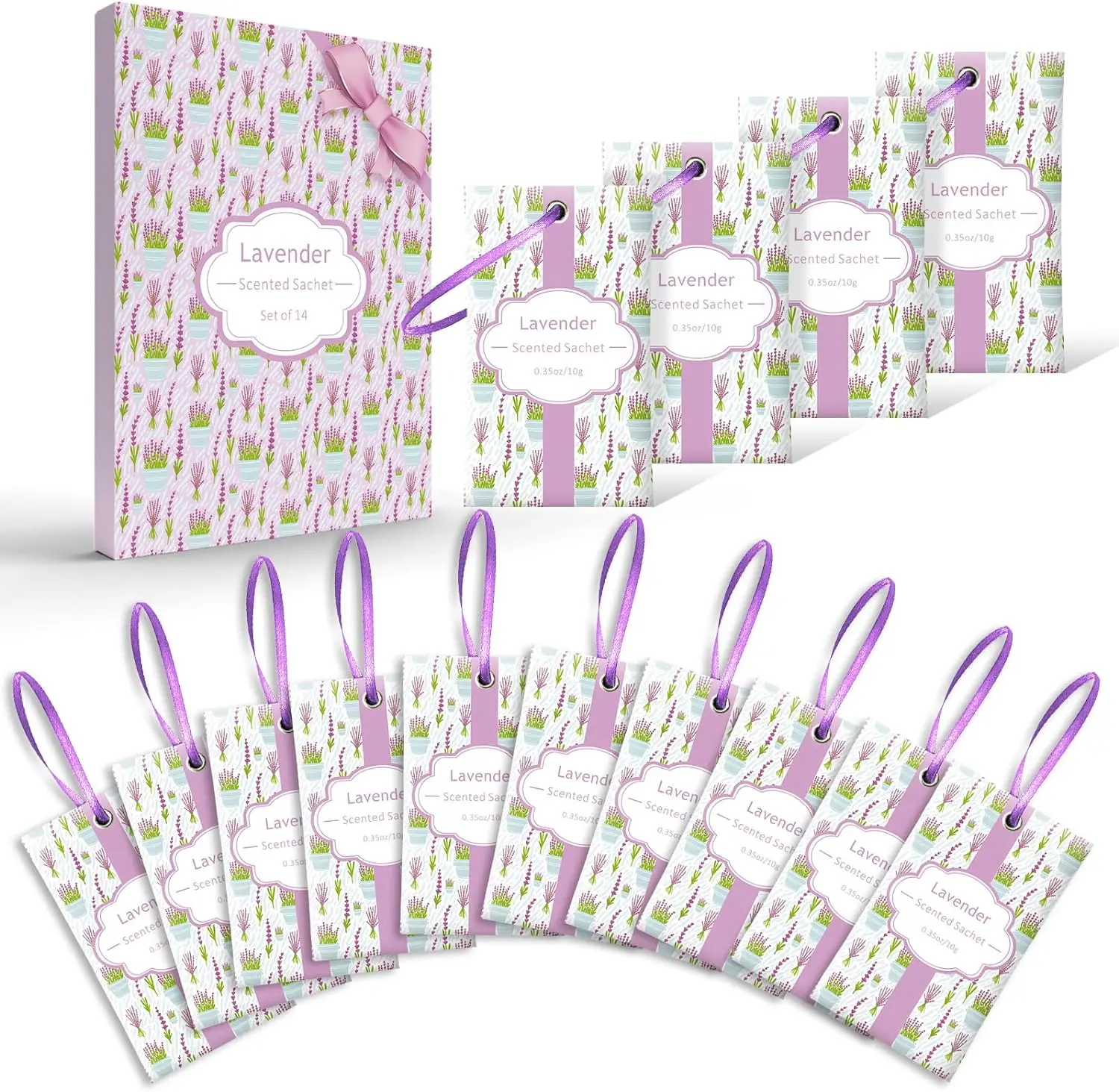 Lavender Scented Sachets For Drawer And Closet Scented Sachet Cotton Bags Lavender Sachet Fabric Softener