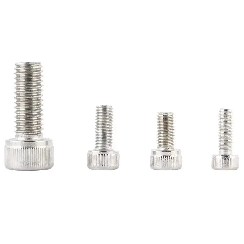 M3 70mm 60mm 50mm Long Partial Thread Hex Socket Head Machine Bolt Black Cap Screws