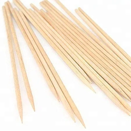 Birchwood Skewers for BBQ Bamboo Skewers Corn Skewers Wood Sticks for BBQ Kitchen Party
