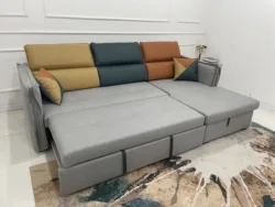 Wholesale High Quality Large Sleeper Modern European New Commercial Set Furniture Recliner Leather Folding Sofa