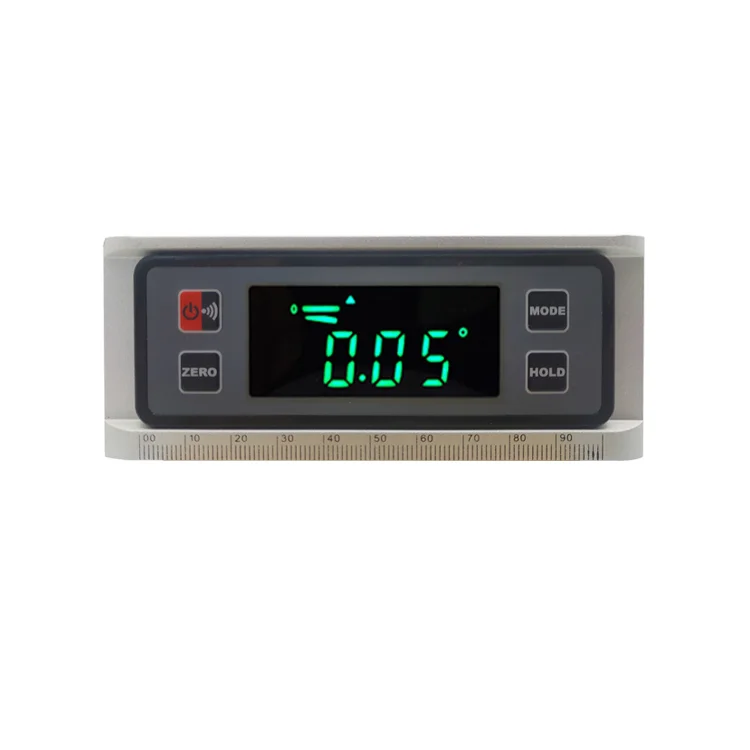 4x90 Degree Digital Inclinometer High Precision Aluminum Digital Bevel Angle Protractor with 3 Strong Magnets base