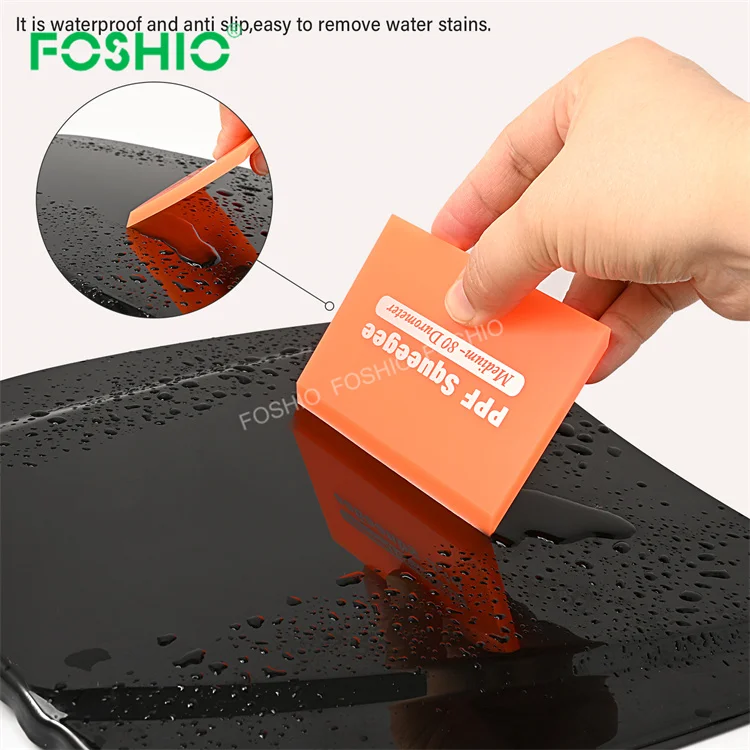 Foshio Best 70 80 & 90 Durometer Ppf Tint Tools Vinyl Wrap Squeegee Set
