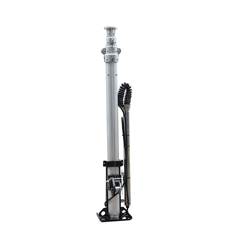 3m 4m 5m 6m 7m 8m 9m Telescoping Mast For Camera Mounting