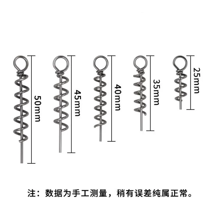 fishing pins/Hook Tool Centering Pins Fixed Latch Needle Spring Crank Twist Lock for Soft Lure/Bait/Worm/Grub Swivel screw