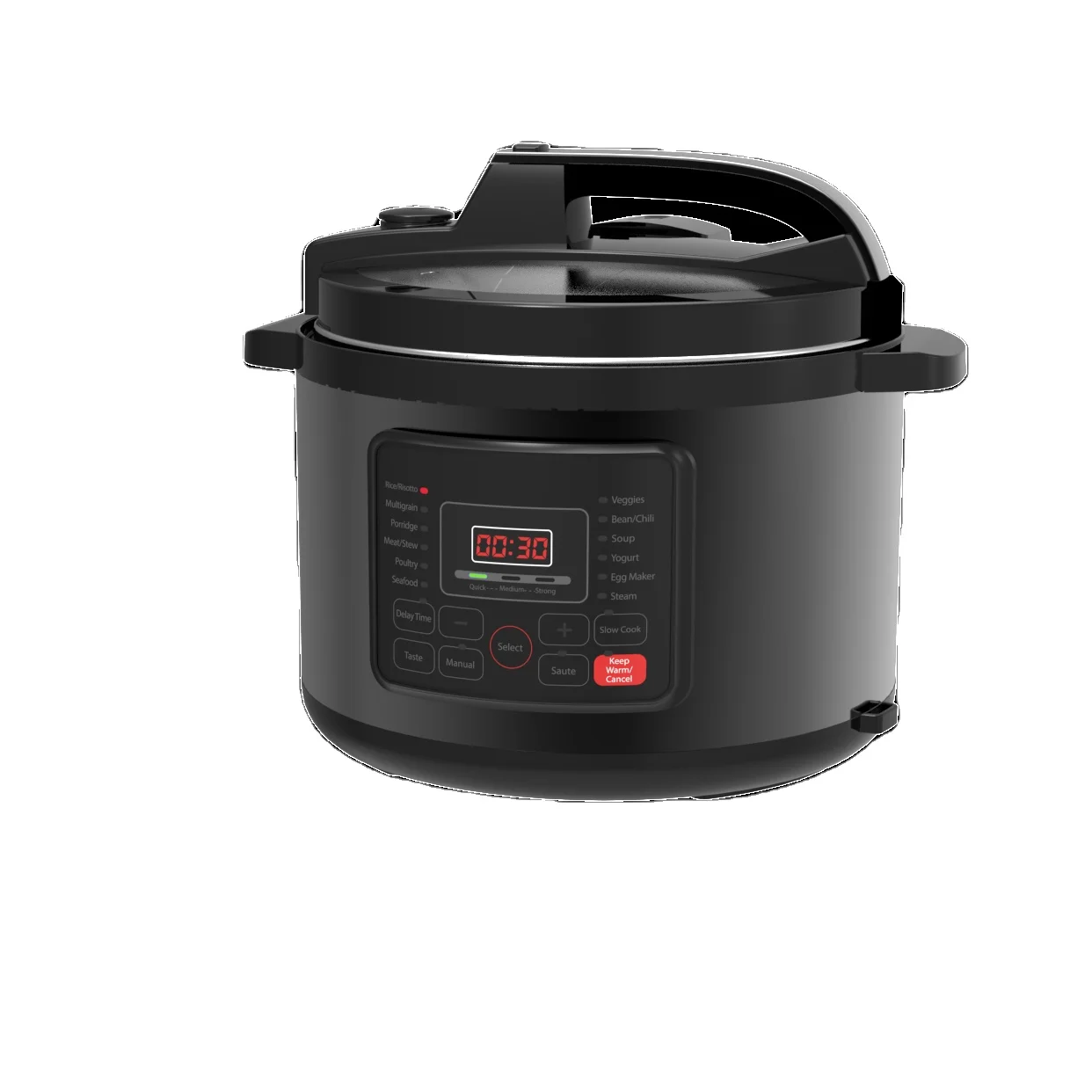 YBW100LH Black 10L 50KPA 12in1 Intelligent Household Electric Pressure Cooker