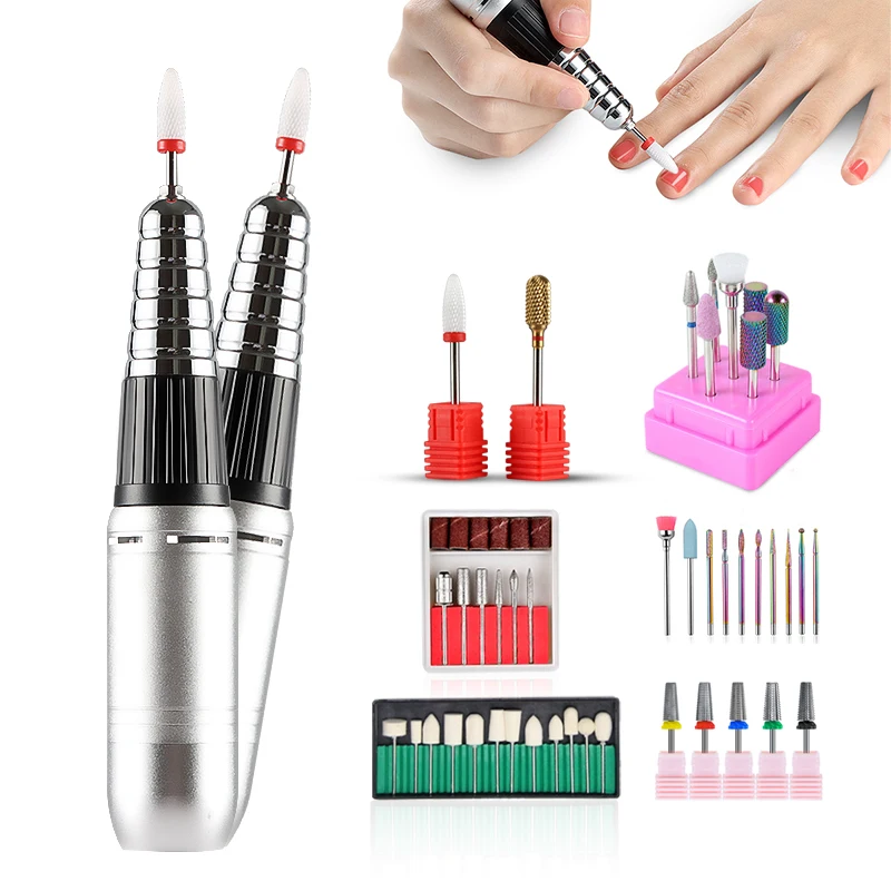 SML kangtuo factory Strong max 35000rpm M3 micro motor hand piece pen professional nail drill machine kit for manicure