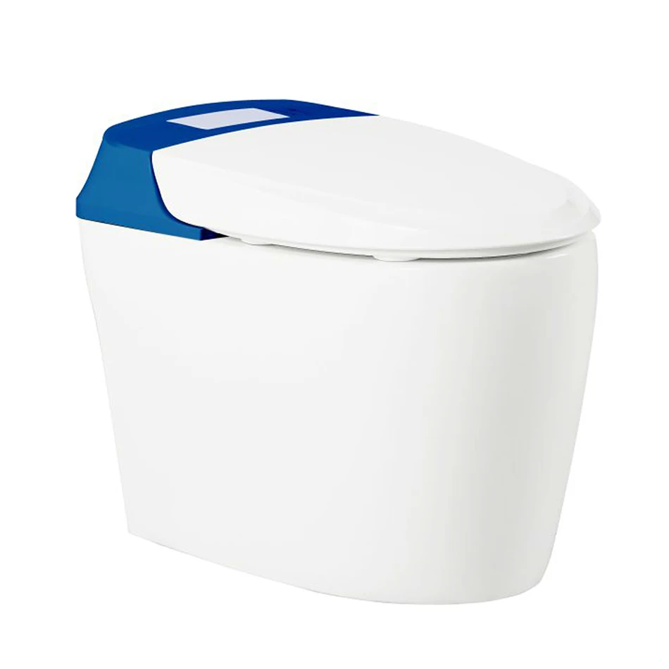 Japan style sanitary economic bathroom automatic cleaning one piece wc ceramic intelligent smart toilet