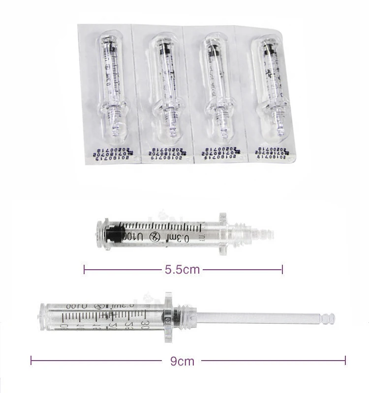 Pen ampoule head for hyaluronic mesotherapy gun needle free hyaluronic acid pen ampule