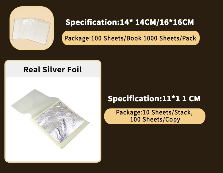 Wholesale Price High Quality Diy Handmade Burnt Foil Imitation Gold Leaf Sheets Foil Paper For Art Handicraft Deco