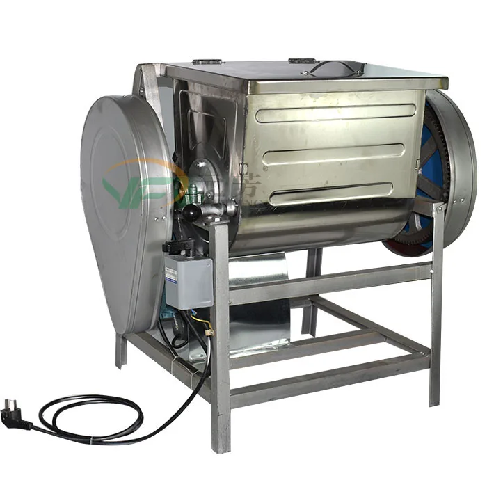 Automatic Flour Mixing Machine 25KG Stainless Steel Horizontal Dough Mixer For Pizza/Bread