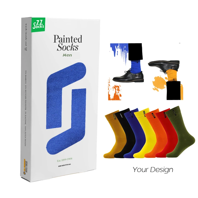 Высококачественные Брендовые мужские носки-поло с вышитым логотипом