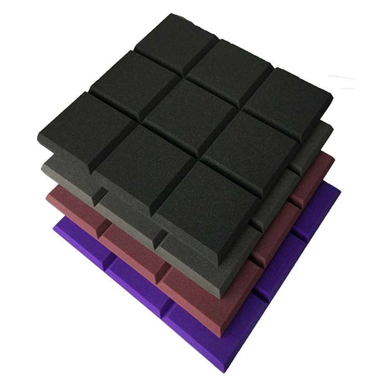 Wall Decoration Absorbs Sound Polyester Acoustic Panel Sale Black Light Decorative Style Graphic Room Office Technical Color Tex