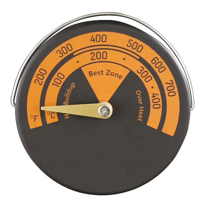 Аксессуары для камина, магнитный термометр для деревянной плиты, датчик температуры