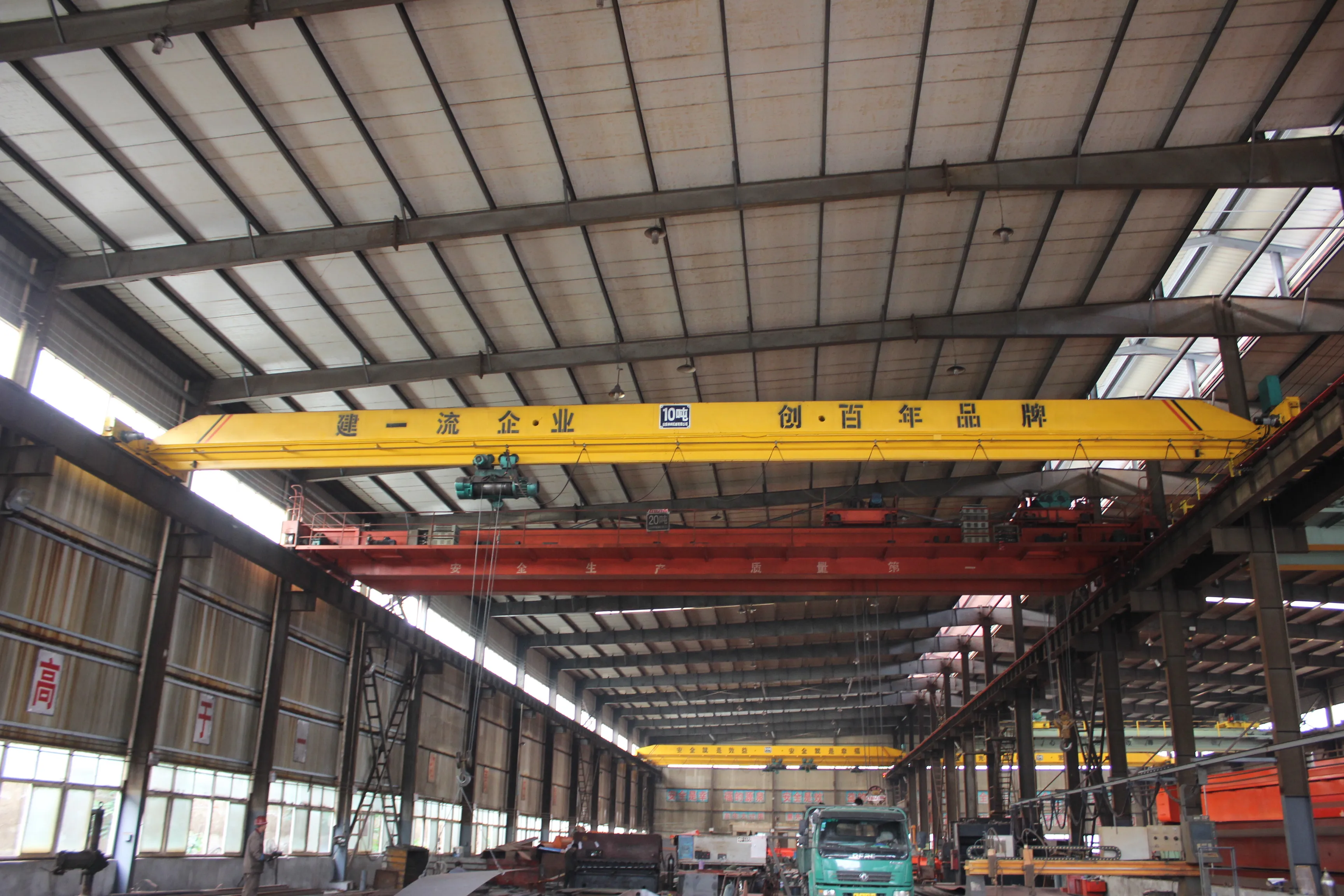 Eot Overhead Crane Easy Handling Durable Structure Warehouse Single Girder Overhead Bridge Crane