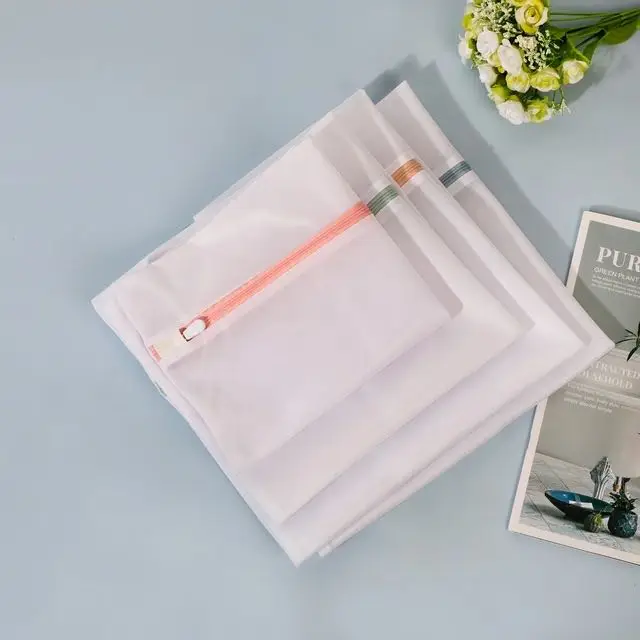 Hot Sale Wholesale Custom 7 Sizes Delicate Mesh Pouch Washing Machine Laundry Mesh Bag