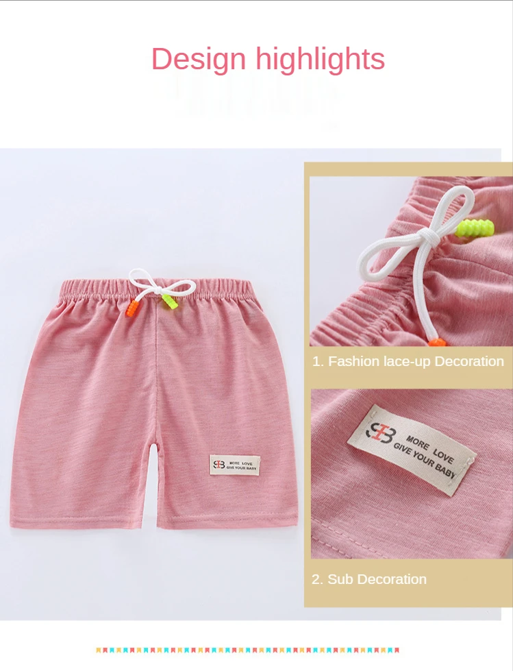 
Summer Breathable Beach Pantalones Corto De Verano Little Boys Shorts For Kids 