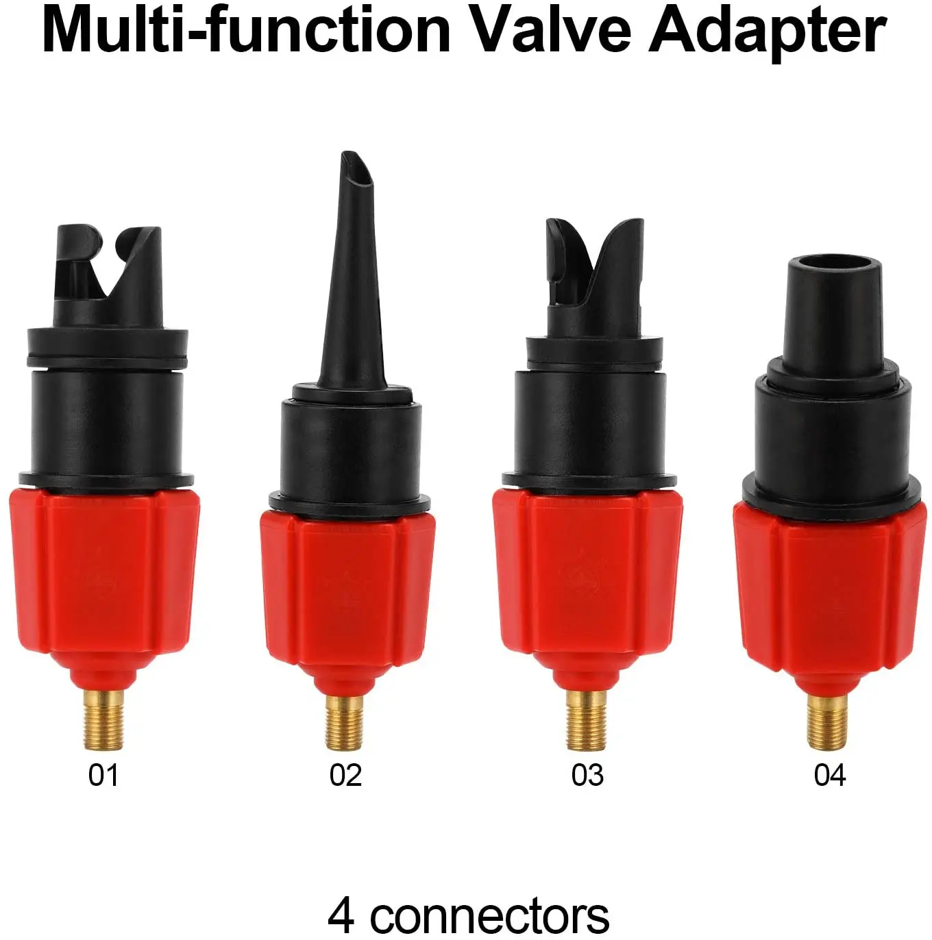 Inflatable Converter Adapter Paddle Board Valve Air Nozzle Adapter Air Valve Adapter for Inflatable SUP Kayak Raft Boat