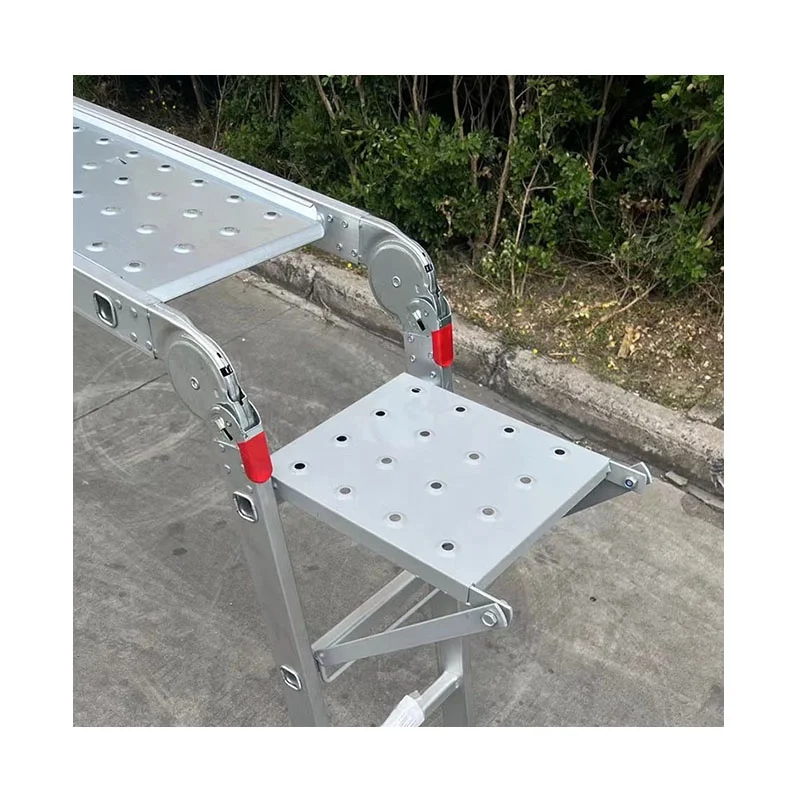 Useful locking configuration multi purpose ladder 4x4 foldable ladder platform household