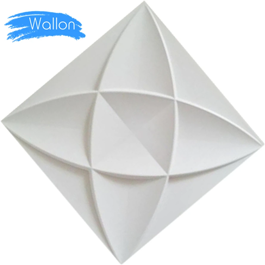 Silver 3D LED Light Cover  Color Interior Decorative 3D Wallpaper Wall Coating PVC Panel