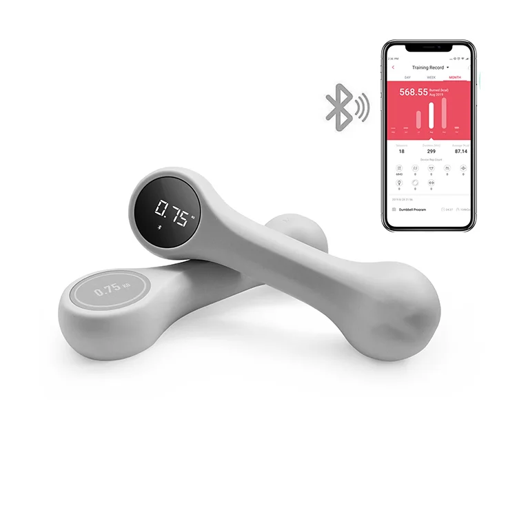 Smart Digital Sports Dumbbell Fitness Machine Home Gym Slimming Light Dumbbell