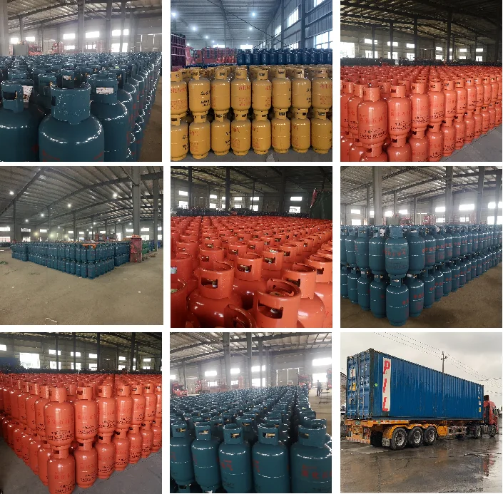 Customized LPG Gas Bottles Empty Composite 12.5kg Lpg Gas Cylinder