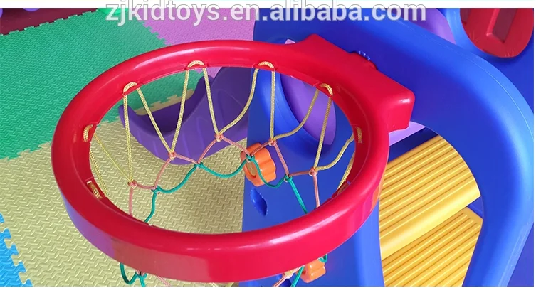 Three In One Toddler Plastic Swing And Slide Set Indoor Kids Swing And Slide For Sale