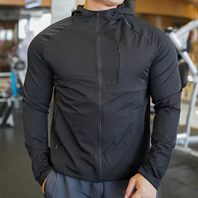 Z421- Design Outdoor Zip Up Track Running Jacket Men Activewear Hoodies Jacket
