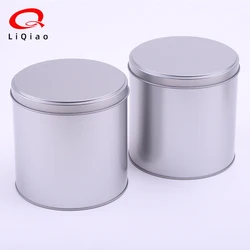 Tinplate Round Tin Box Customized Silk Screen Color Printing Flower Tea Metal Can Christmas Gift Packaging Tin Can