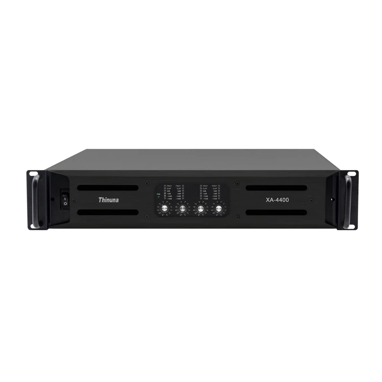 Thinuna XA-4400 Professional 2U Crown Power Amplifier Made in China 400 Watt Power Cvr Class AB Power Amplifier