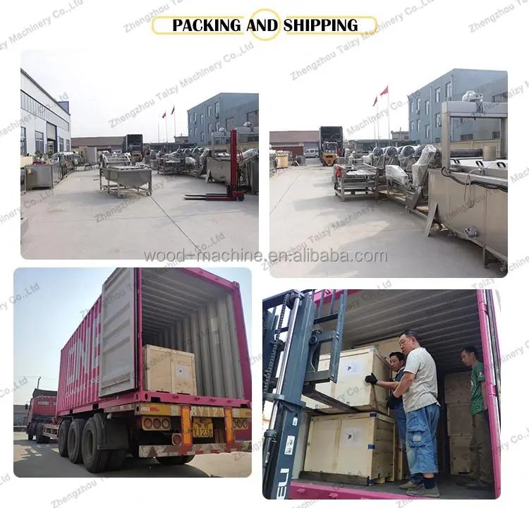 
fried chicken fryer production line battered chips frying industrial chicken cutting machine 