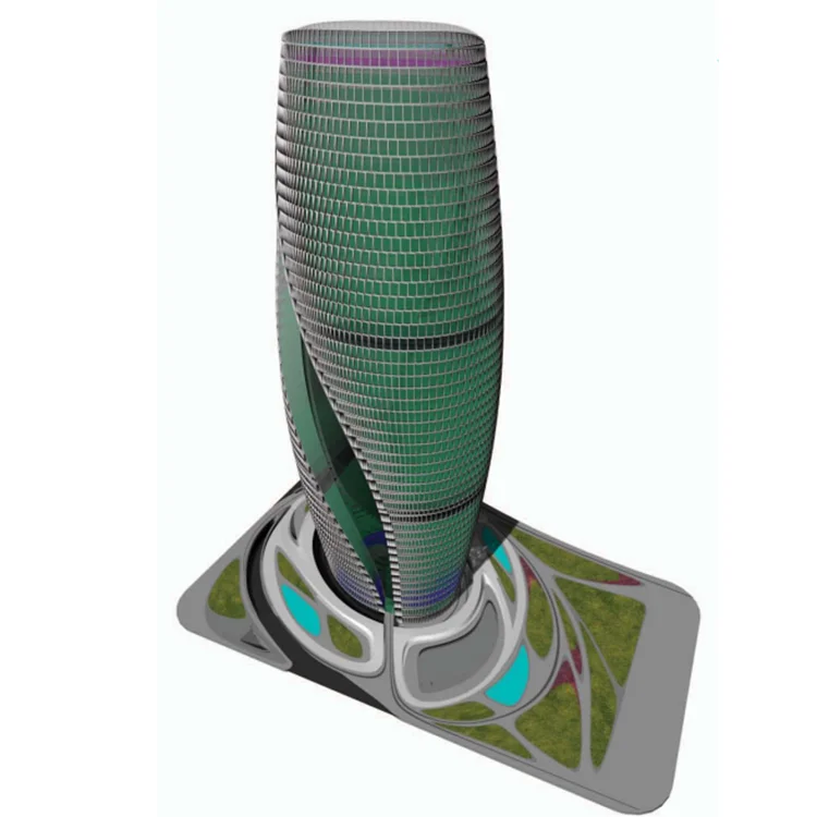 Manufacturers Custom Creative Digital Design Curtain Wall Rhino Modeling Design Service