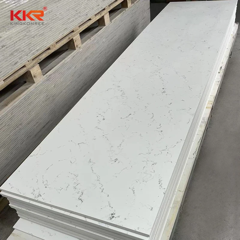 Искусственная внутренняя настенная панель полиэфирная смола высокая плотность тонкий лист акриловая твердая поверхность узор как