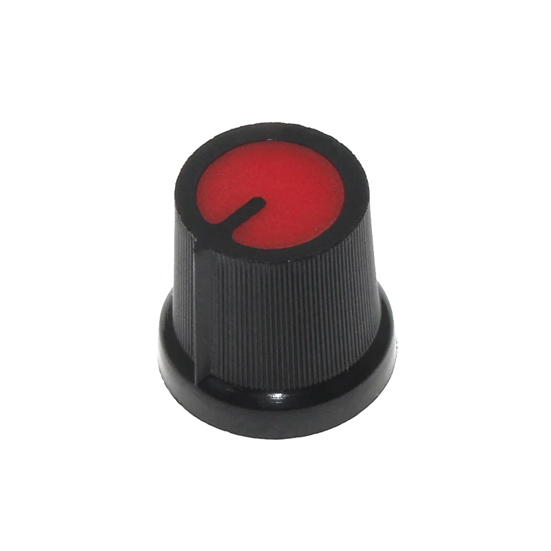 WH148 AG3 Potentiometer knob Cap Plastic for Diameter 6mm Plum Handle Yellow Orange Blue White
