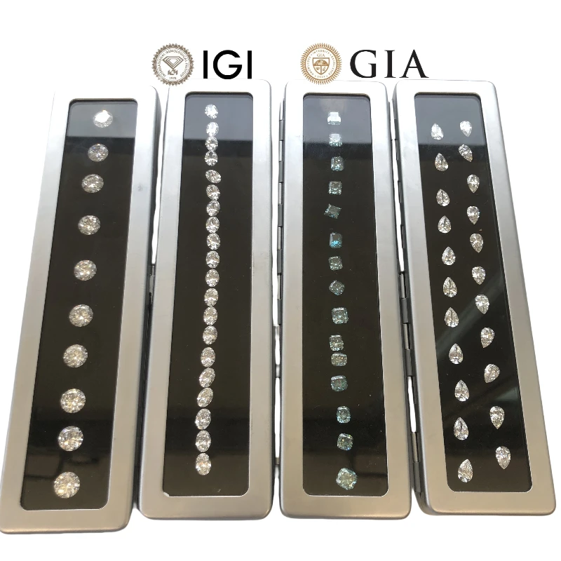 Rough Lab Diamond Ring Jewelry VVS Gia Hpht Cvd Loose igi Certified Synthetic Lab Grown Diamond