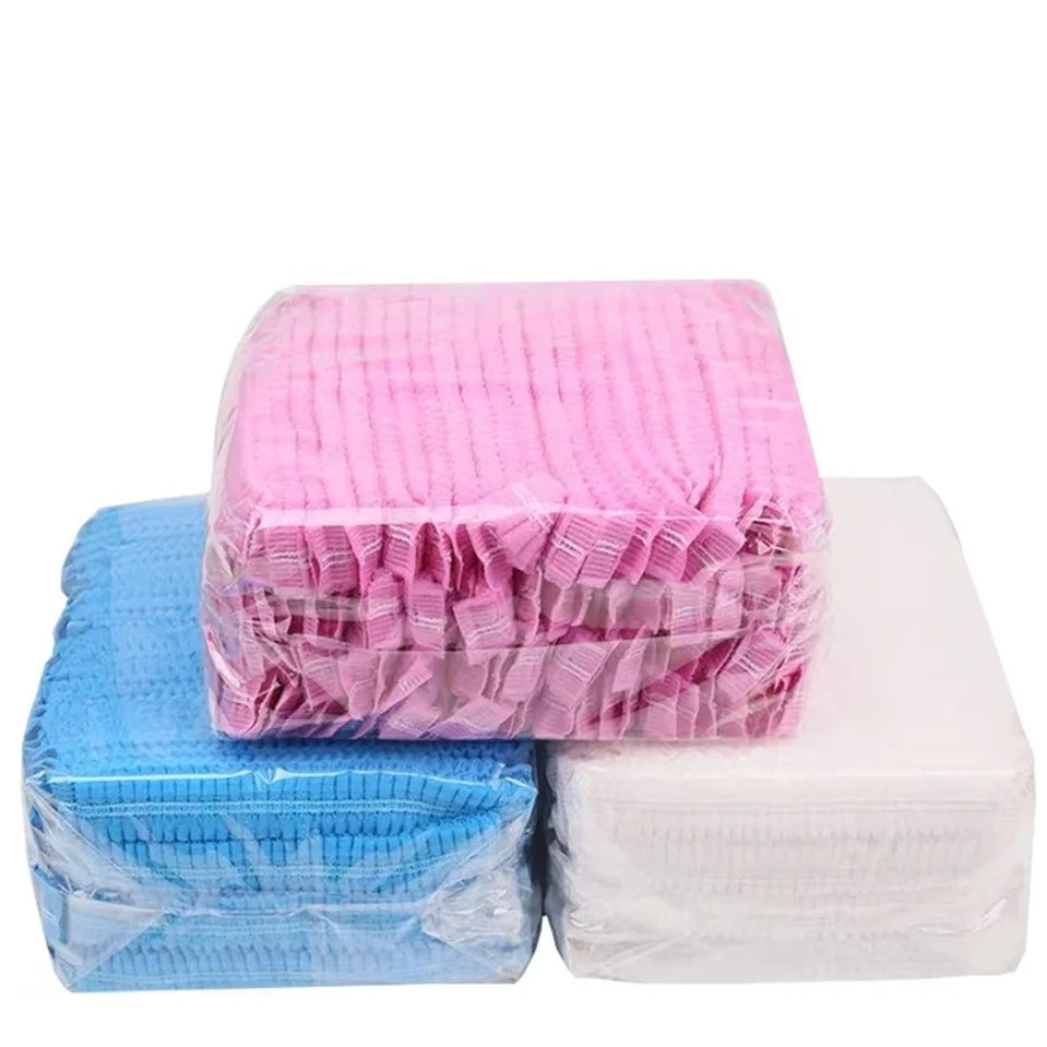 Factory Price Non-Woven Shower Cap Disposable Chef Cap Disposable Strip Cap