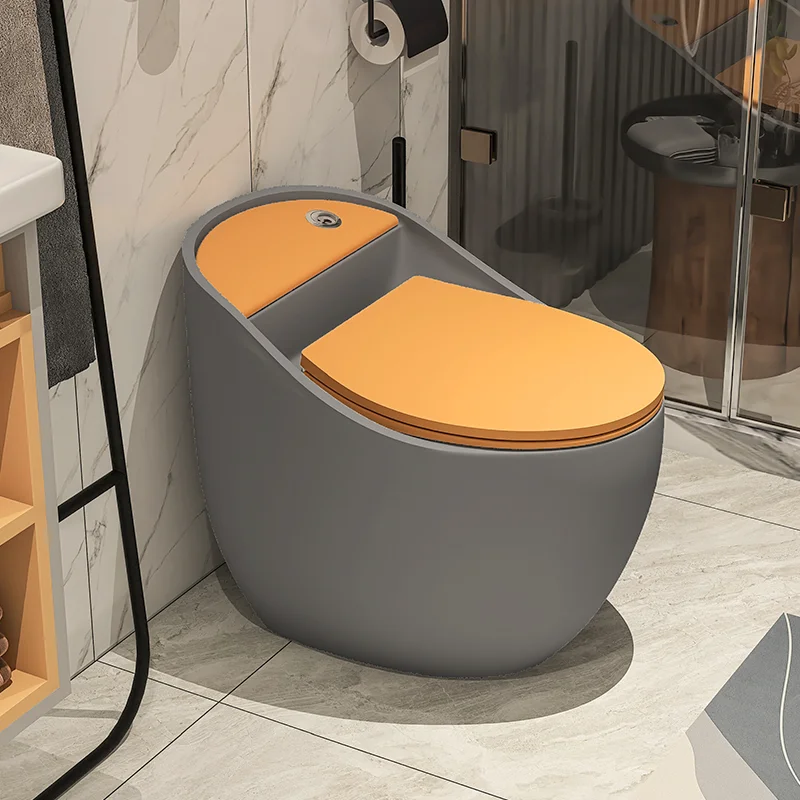 New design sanitary ware modern grey egg shape toilet bowl color inodoro bathroom wc one piece ceramic toilet