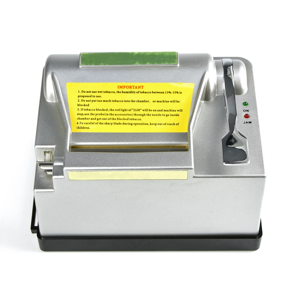 2023 Wholesale High Quality 8mm 6.5mm Metal Smoking Accessories Custom Logo Electric Automatic Cigarette Rolling Machine