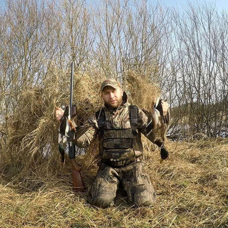 New Style 100% Waterproof 5mm Neoprene Fly Fishing Waders for Men Camo Hunting Chest Waders with LED SYSTEM