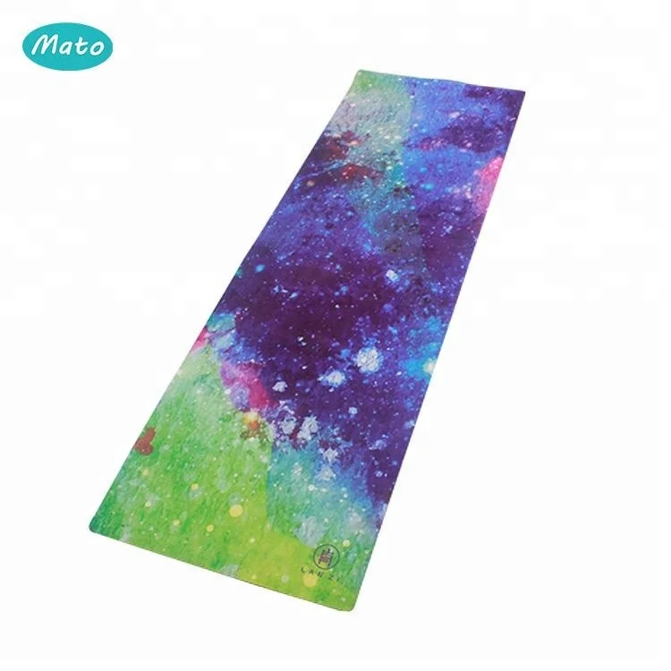
High density non slip large padded yoga gymnastics mat with carry handle 