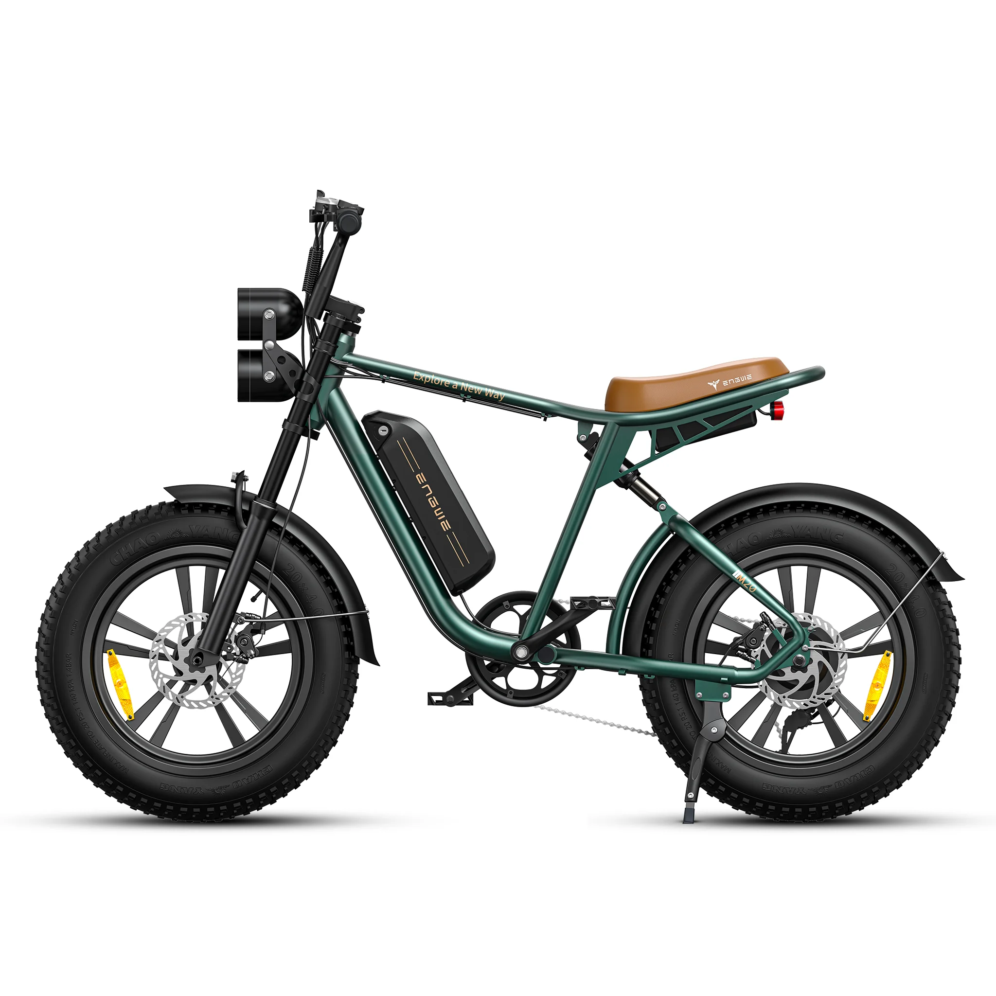 Engwe M20 26AH 750W Electric Motorcycle 20 inch Fat Tire Ebike Dual suspension e mountain adult electric bicycle