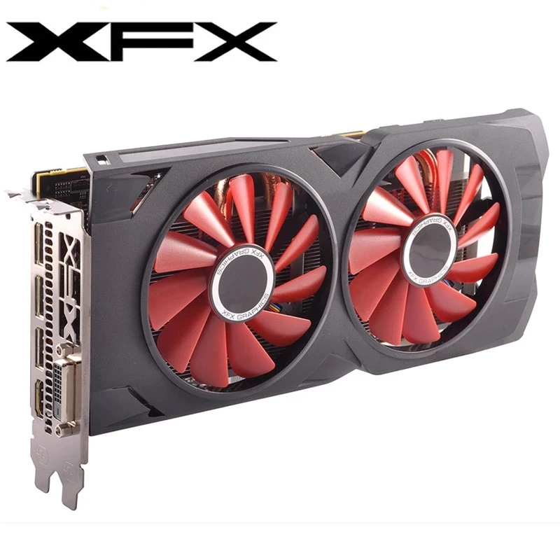 XFX RX 570 4GB Graphics Cards GPU AMD Radeon RX580 8GB Video Screen Cards PUBG Desktop PC Computer Game Map
