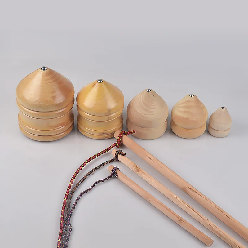 5 cm Manufacturers wholesale solid wood gyro adult fitness wooden gyro table toys