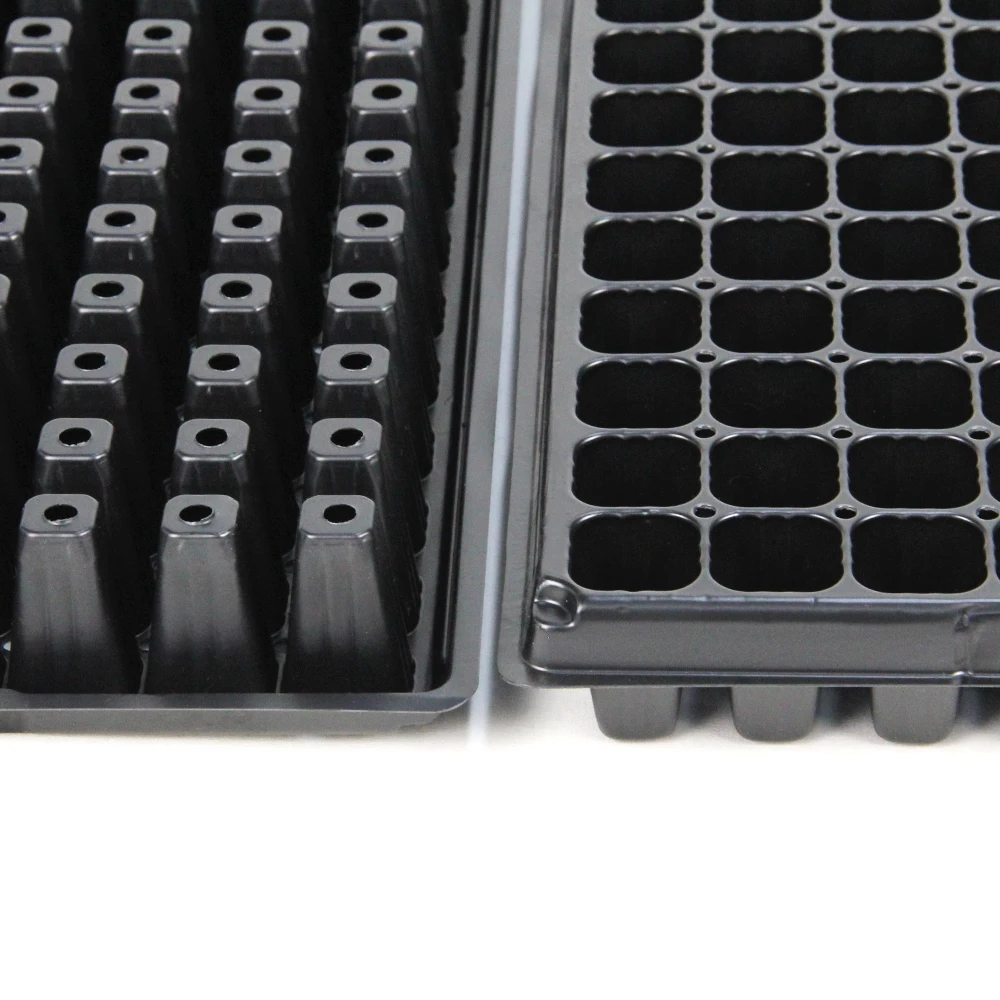 Hydroponic Seed Plant Vegetable Propagation Germination Tray Microgreen Growing Tray 128 Cell Plug Seed Tray