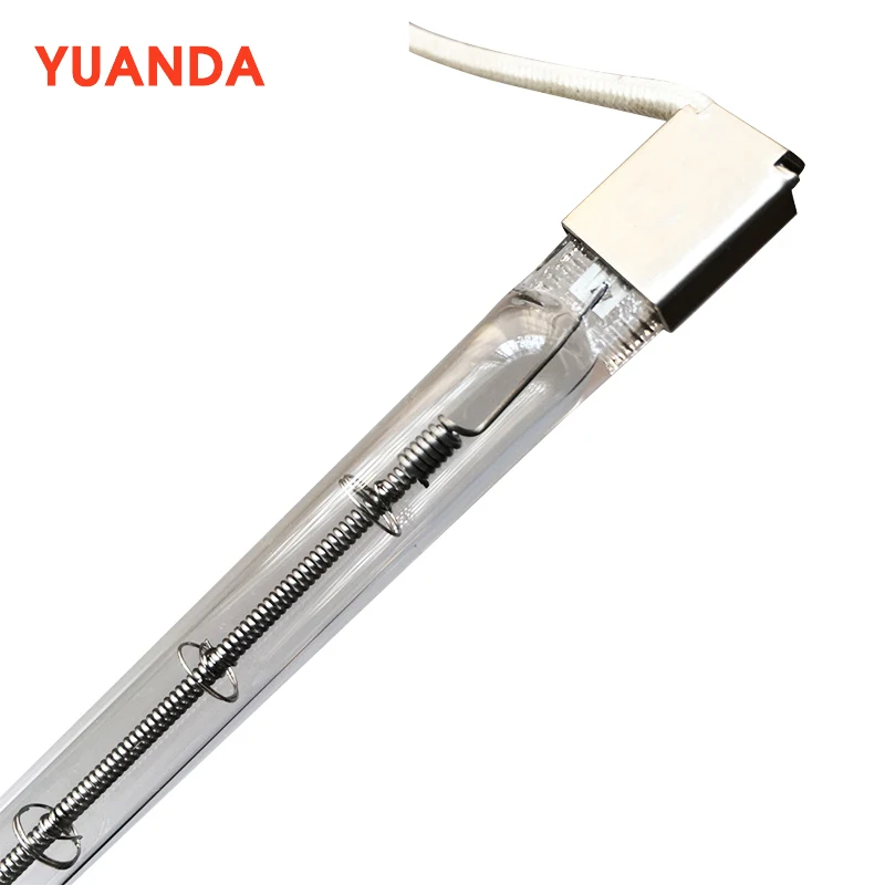 Factory supply various halogen quartz tungsten clear reflector infrared heat lamps for plastics process